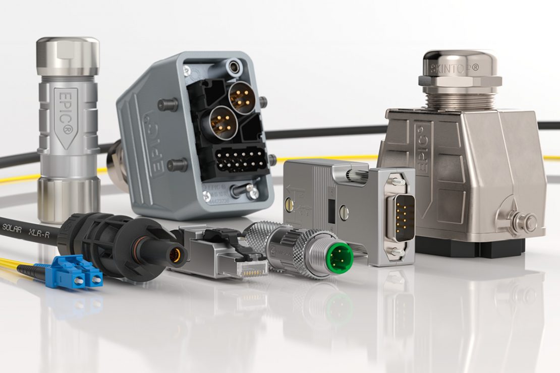 The picture shows the Lapp brand image: EPIC® Industrial connectors