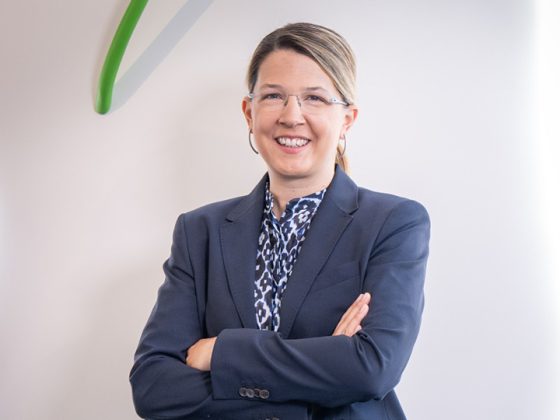 The picture shows the portrait of Dr. Susanne Krichel, Head of Innovation and Advanced Technology at LAPP.